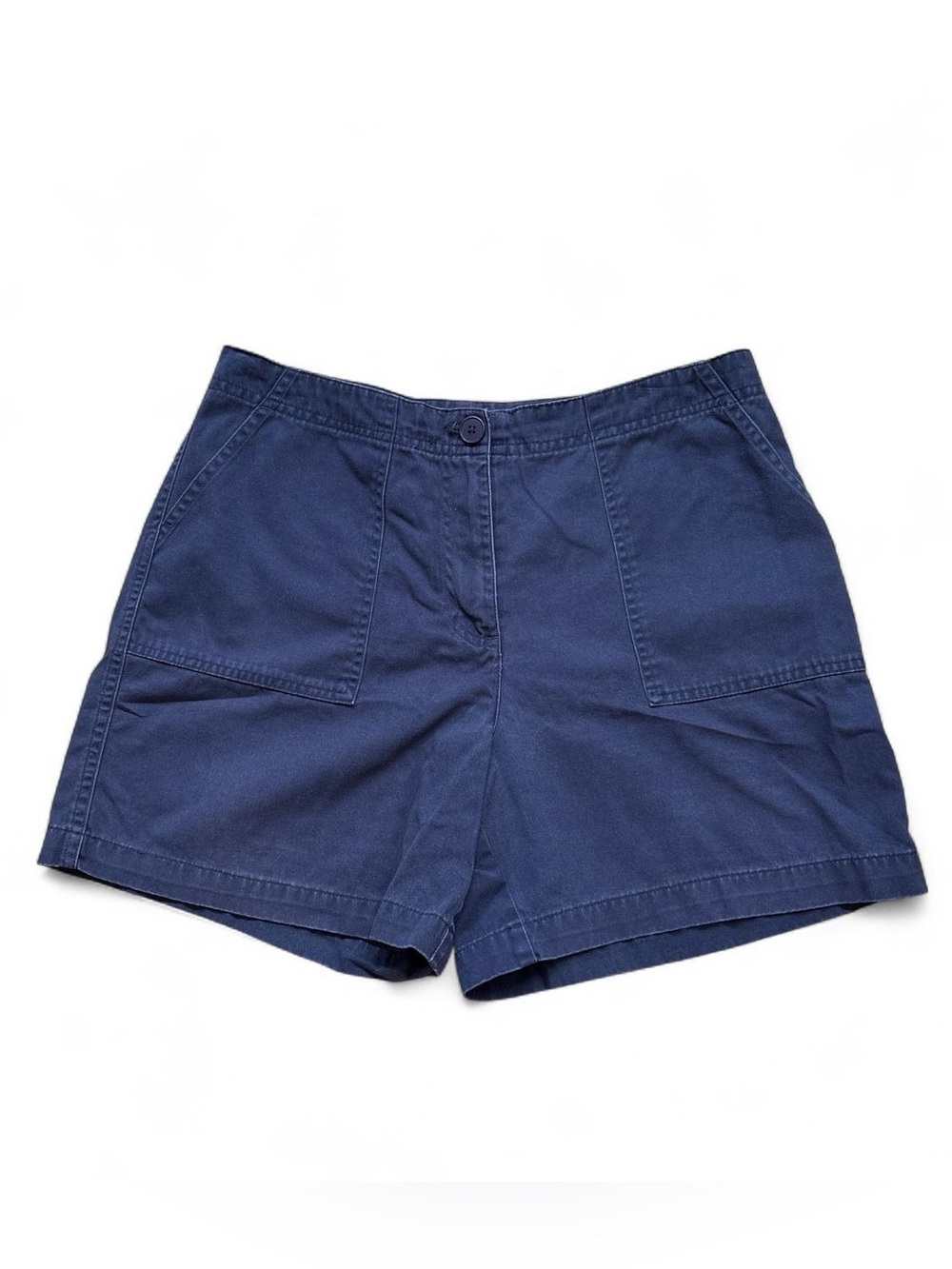 Vintage CC Hughes Navy Blue Cotton Utility Shorts